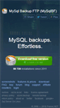 Mobile Screenshot of mysqlbackupftp.com